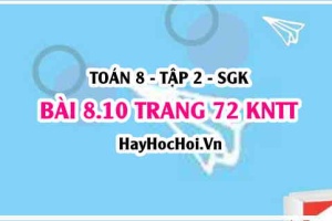 Bài 8.10 trang 72 Toán 8 Tập 2 Kết nối tri thức: Xác suất thực nghiệm về thời gian quảng cáo